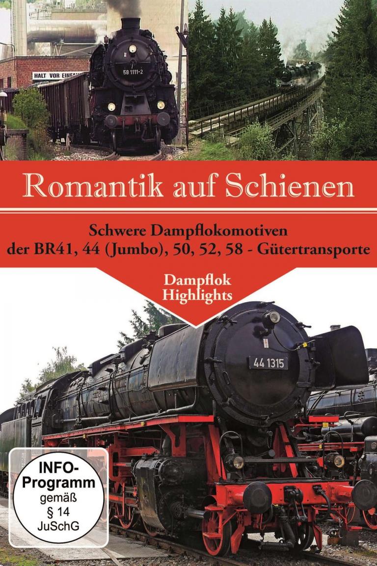 Romantik auf Schienen DVD Schwere Dampflokomotiven